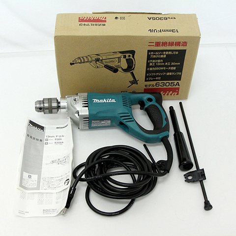 買取実績【Makita/マキタ 6305A 13mm 電動ドリル 中古をお買取りしました】| 電動工具買取ならアールイー